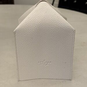 Refined Tissue Box Cover, [Refined] Modern PU Leather [square] White